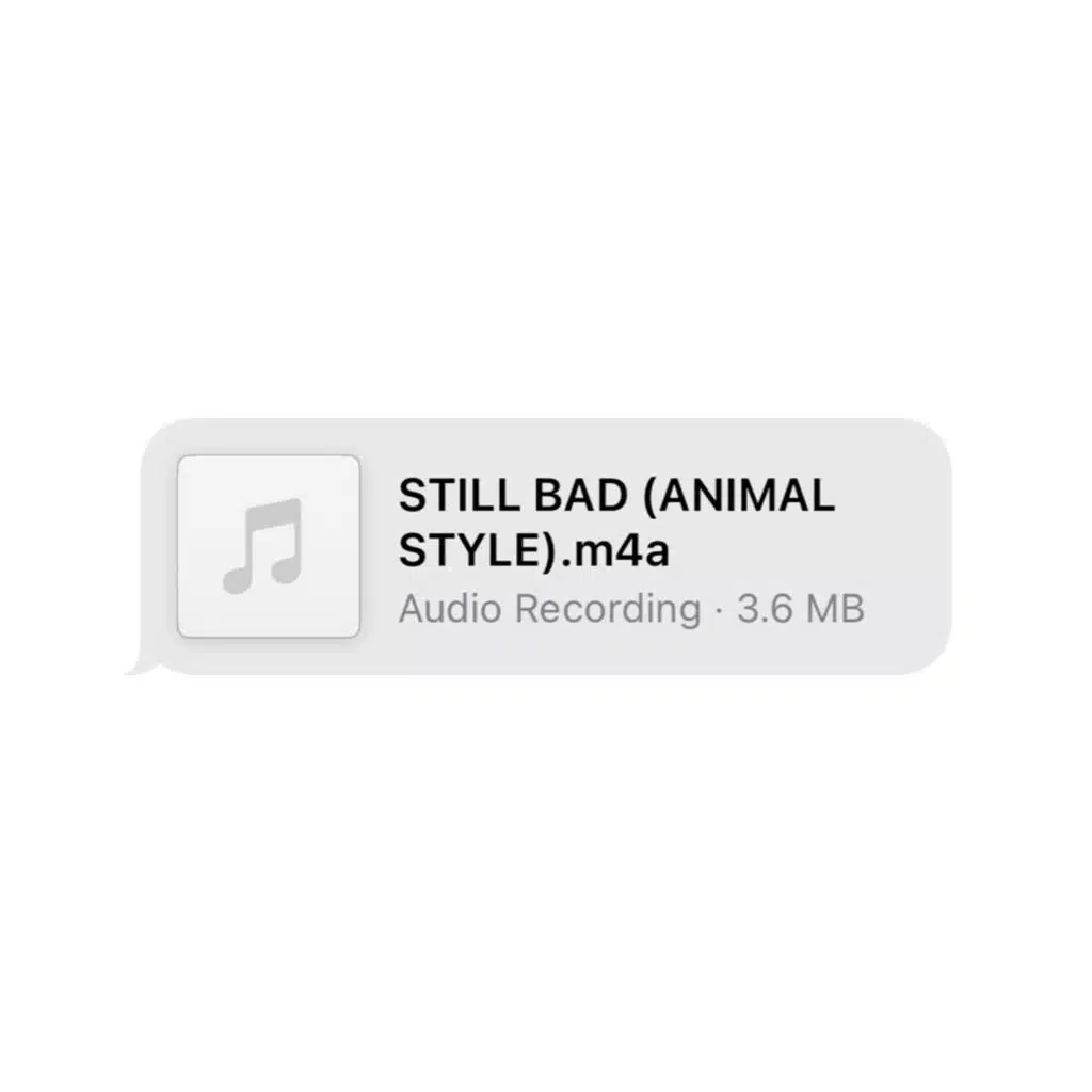 Still Bad (Animal Style)