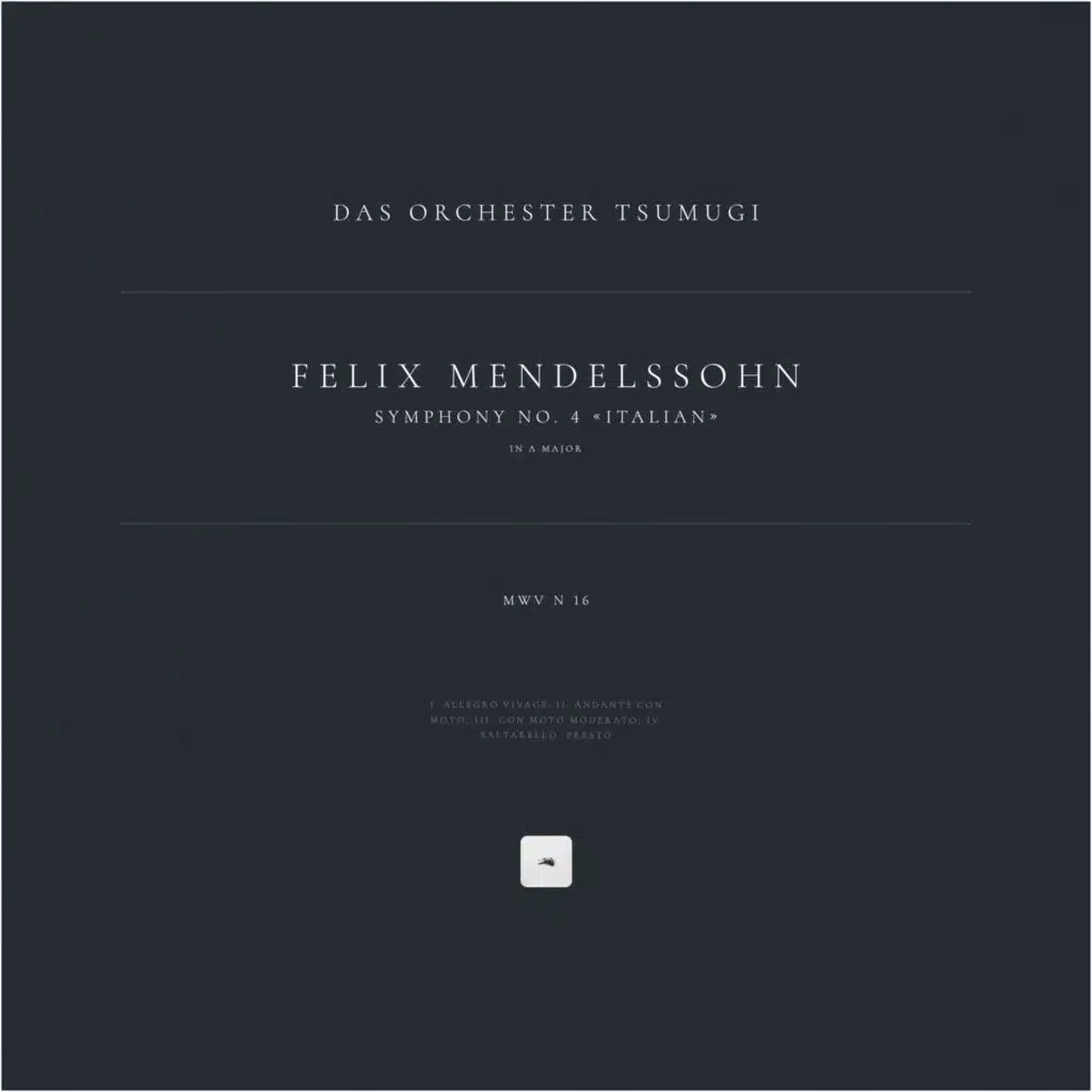 Symphony No. 4 in A Major 'Italian', Op. 90, MWV N 16 (Live)