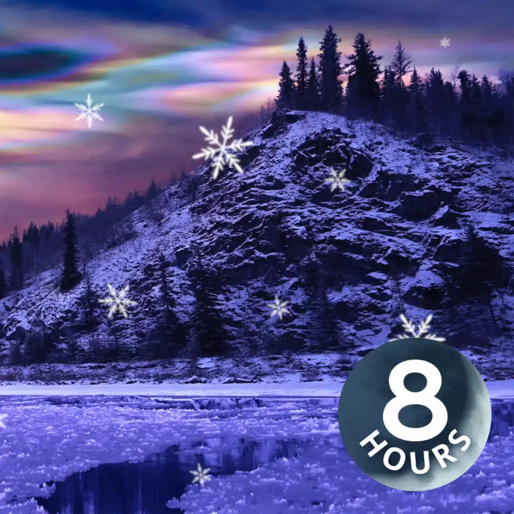 Sleep White Noise in Winter Wonderland! | 8 Hour White Noise for Sleeping