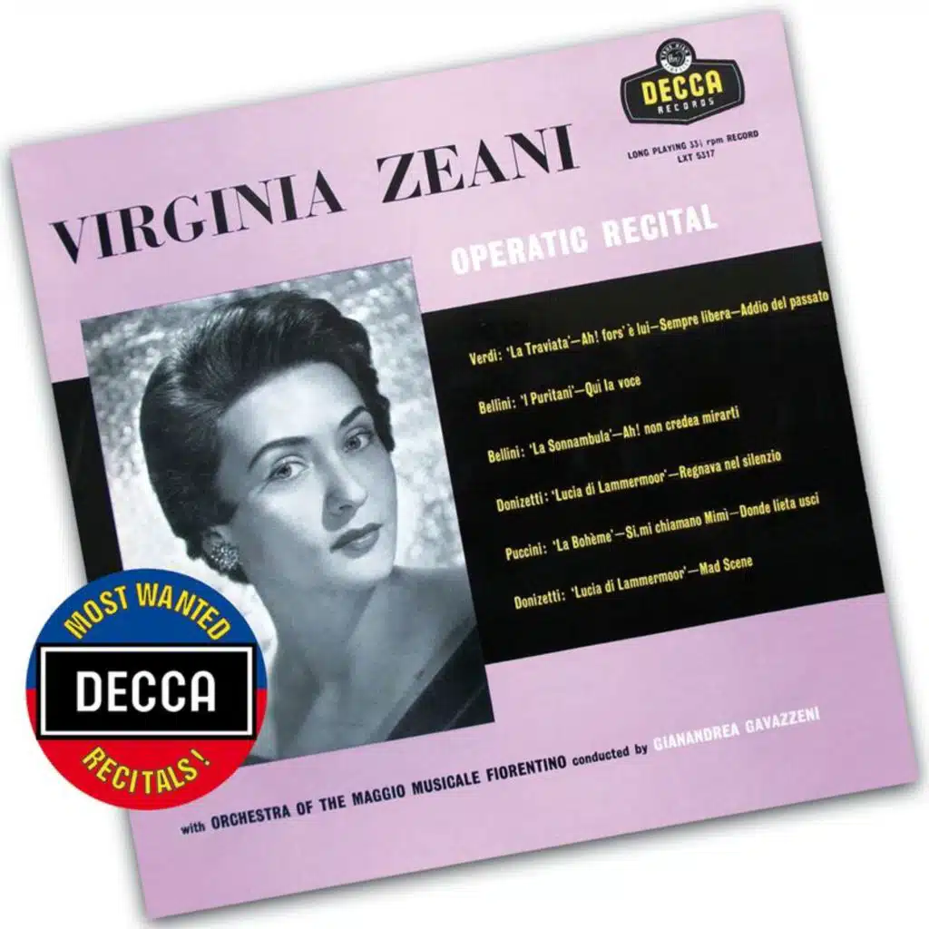 Virginia Zeani, Orchestra dell'Accademia Nazionale di Santa Cecilia & Franco Patané