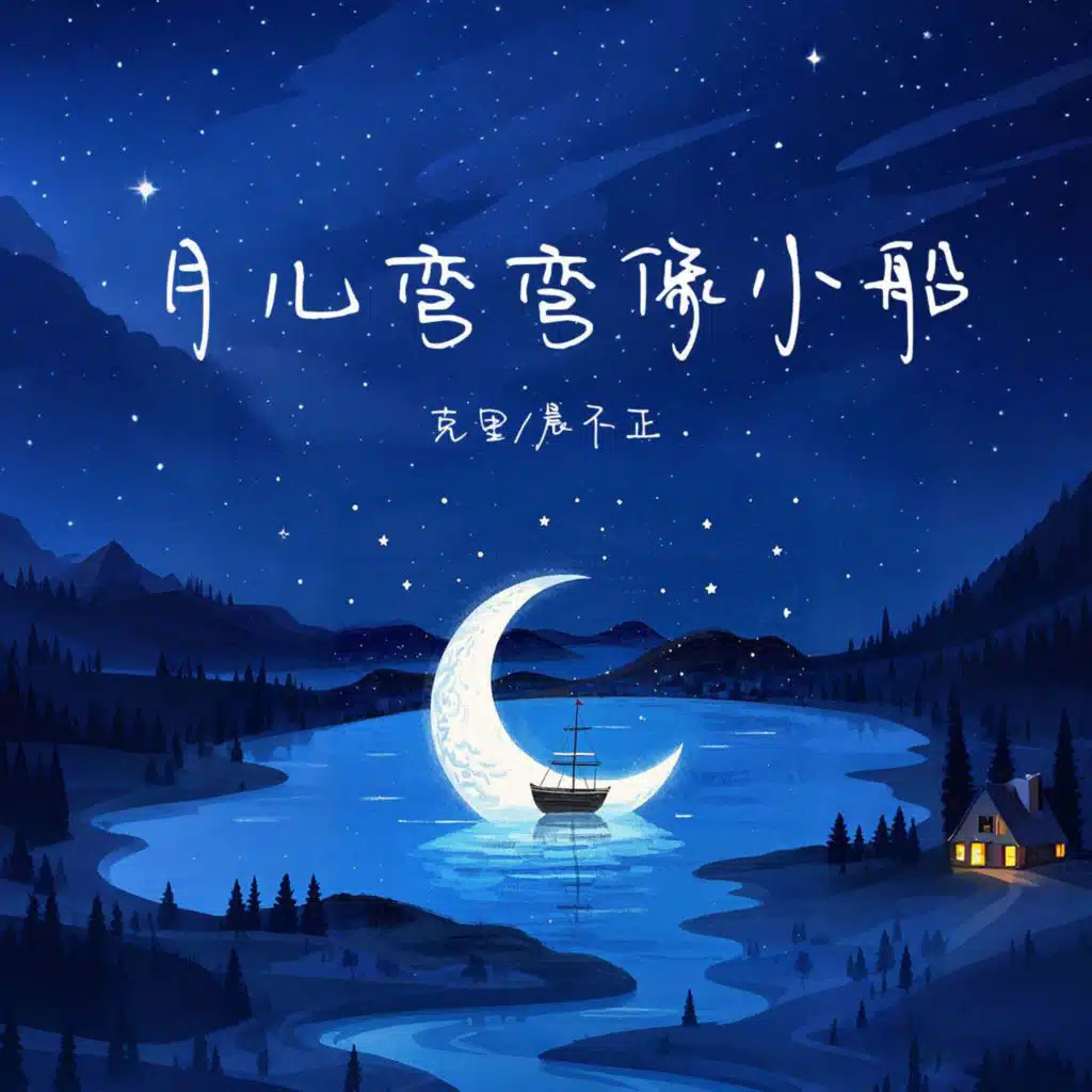 月儿弯弯像小船