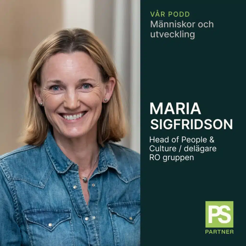 Maria Sigfridson, Head of People & Culture/delägare RO-Gruppen AB