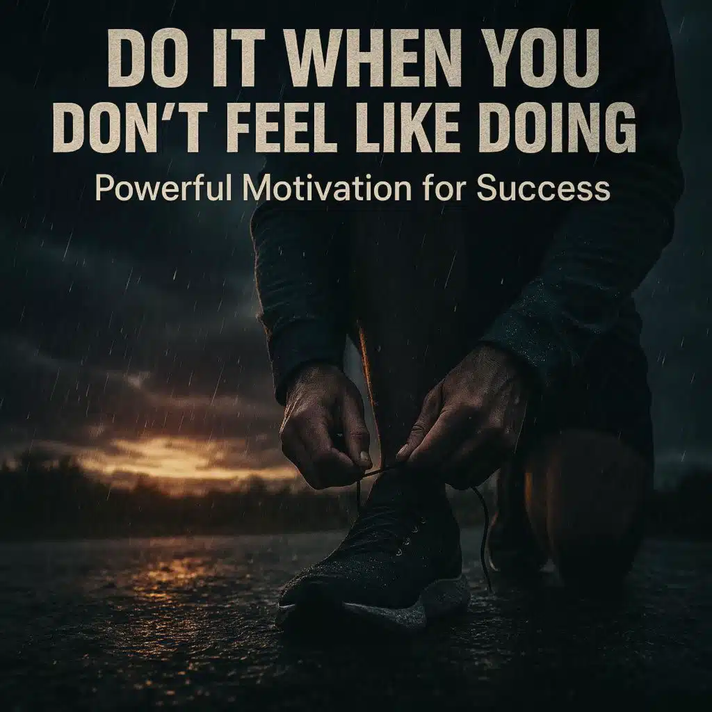 DO IT WHEN YOU DON’T FEEL LIKE DOING - Powerful Motivation for Success