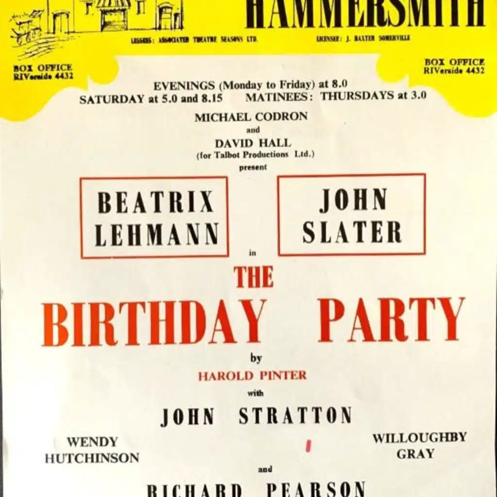 Harold Pinter vs The Critics