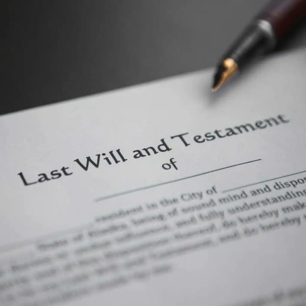 What does a will look like if you are single?