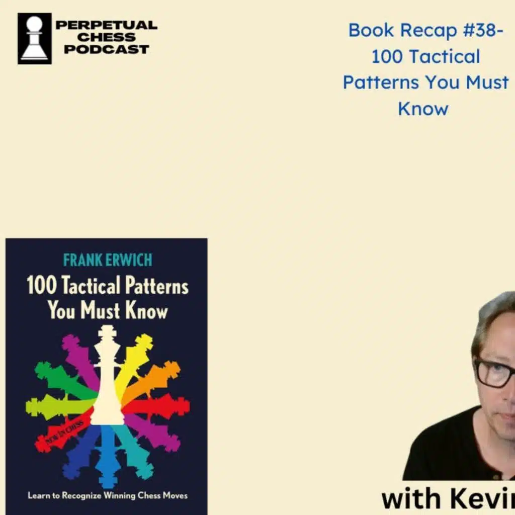 Book Recap #38- Discussing 100 Tactical Patterns You Must Know with Kevin Scull