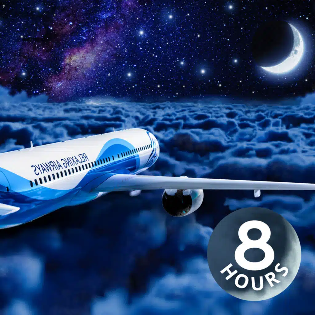 Fly Away with Relaxing Airways! | 8 Hour Airplane Sleep Sounds