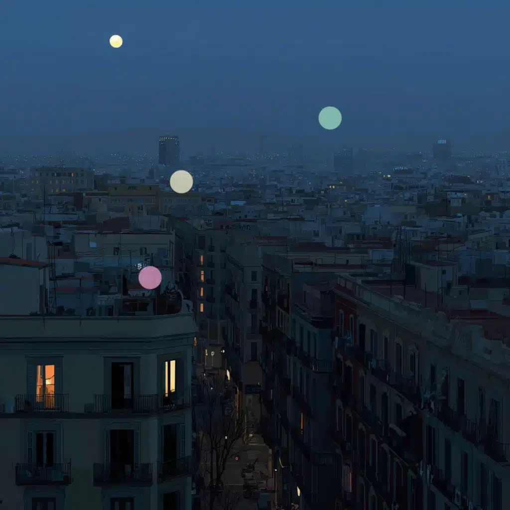 سطح منتصف الليل في برشلونة | ضوضاء بيضاء حضرية