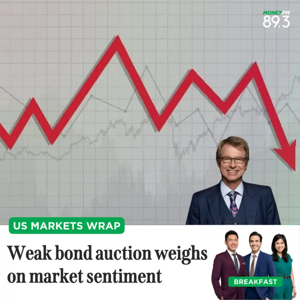 US Markets Wrap: Weak bond auction weighs on market sentiment