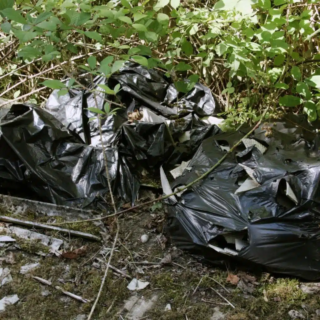 How 54 tonnes of waste removed from the uplands of Wicklow and Dublin.