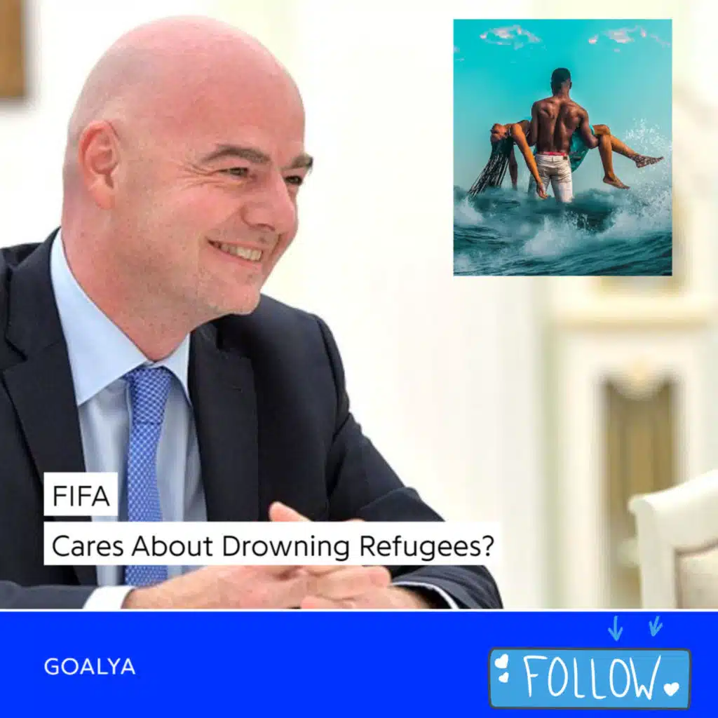 Gianni Infantino now cares about drowning refugees? | FIFA World Cup