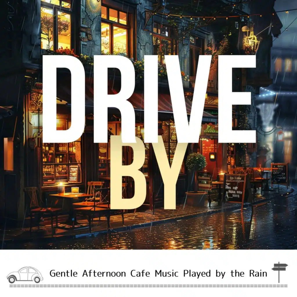 Gentle Afternoon Cafe Music Played by the Rain