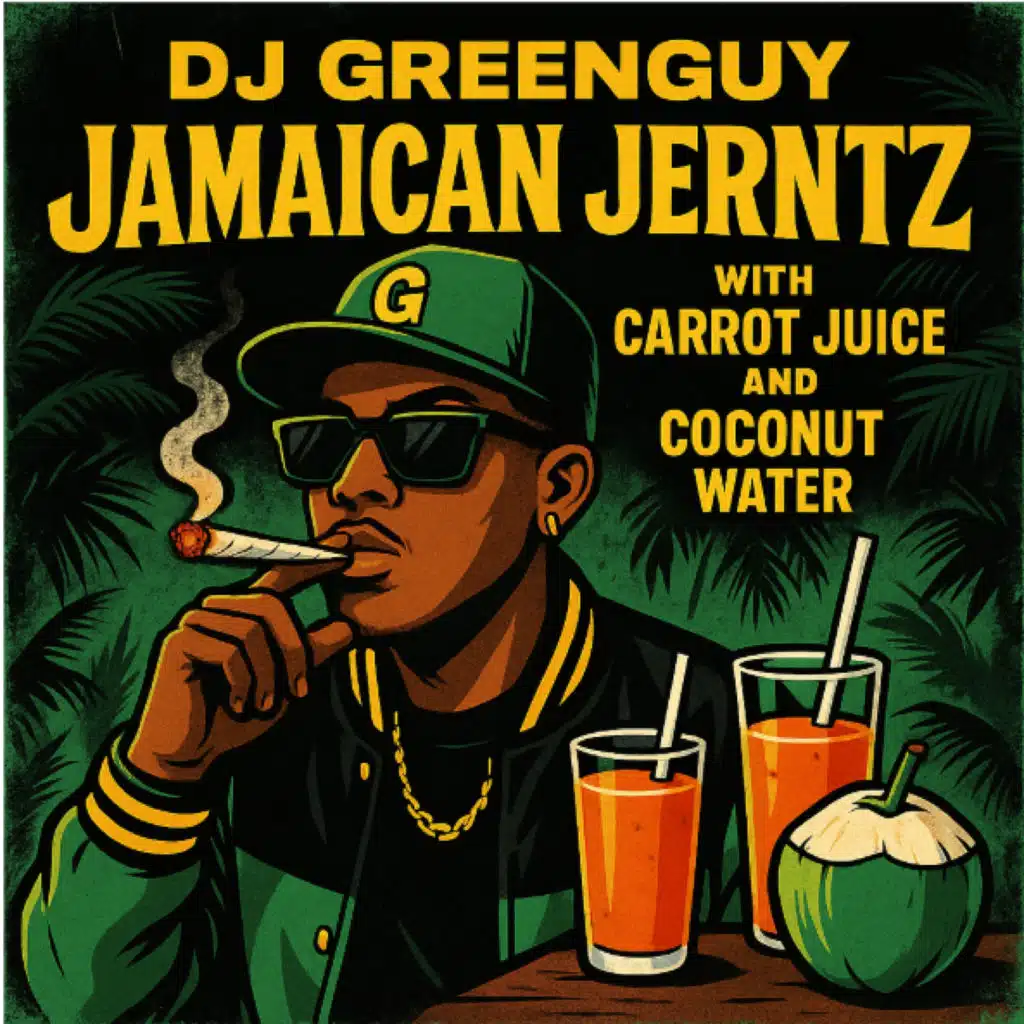 Jamaican Jerntz with Carrot Juice and Coconut Water