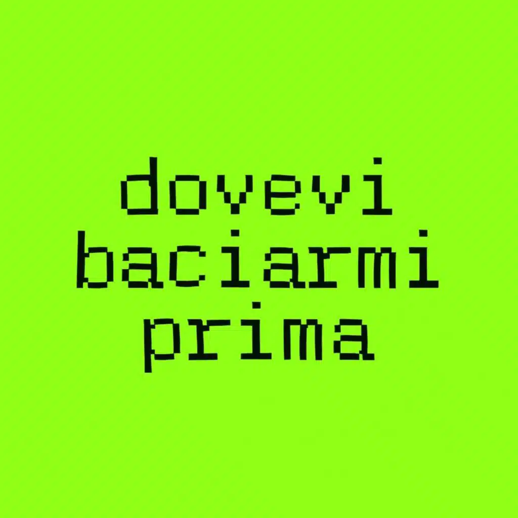 dovevi baciarmi prima