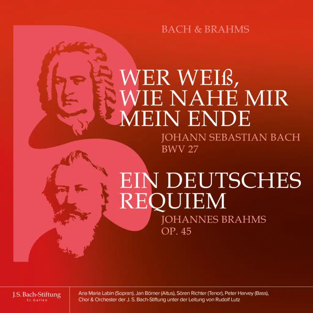 Chor der J.S. Bach-Stiftung, Orchester der J.S. Bach-Stiftung, Rudolf Lutz & Peter Harvey