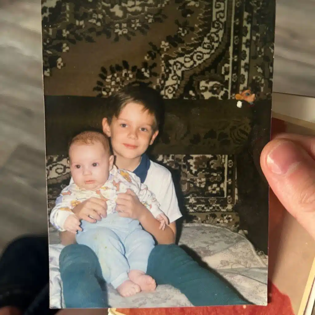 В отражении