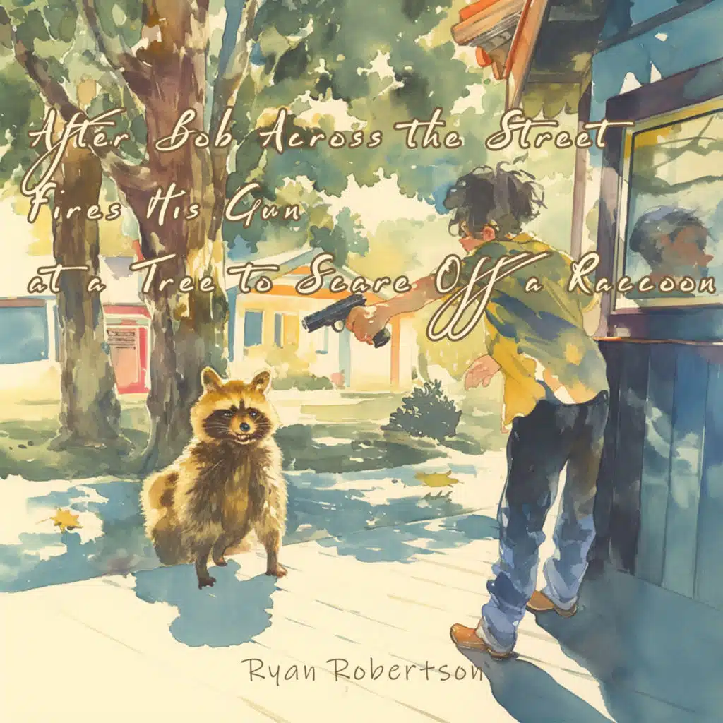 After Bob Across the Street Fires His Gun at a Tree to Scare Off a Raccoon