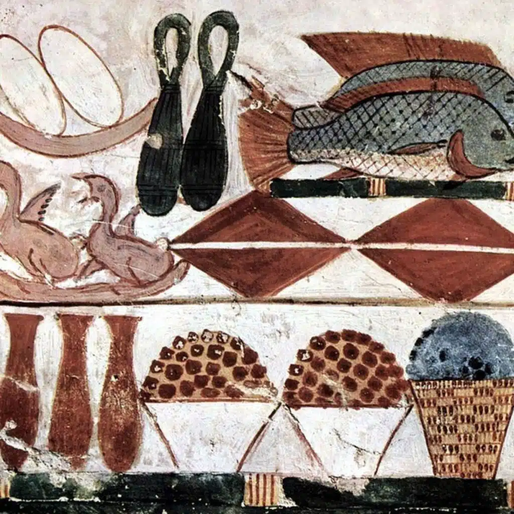 La variada dieta de los faraones: fruta, verdura, pan... Y cerveza