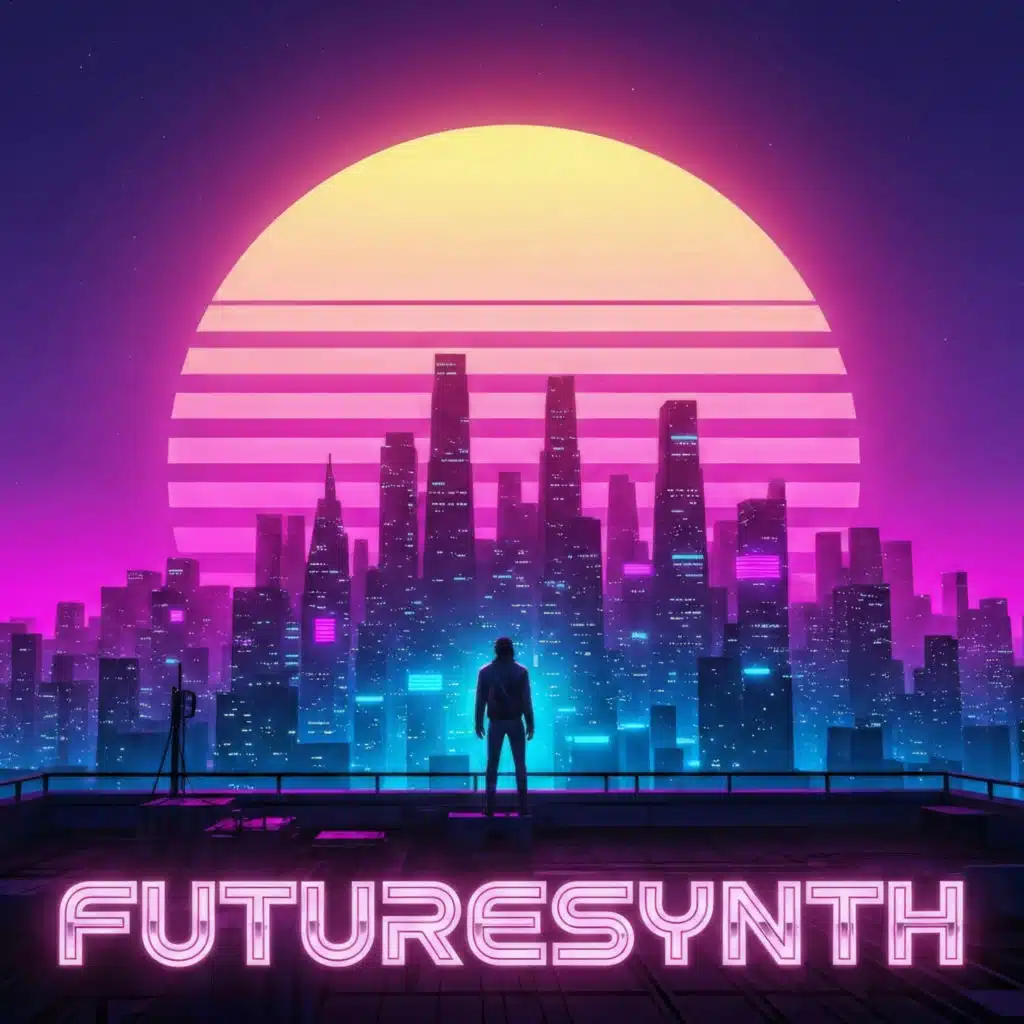Synthwave Futuresynth Background