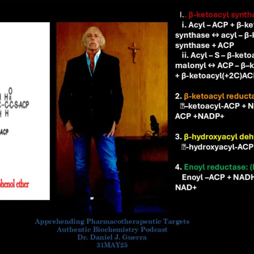 Fatty Acid Metabolism. Apprehending Pharmacotherapeutic Targets Authentic Biochemistry Podcast Dr. Daniel J. Guerra 31MAY25