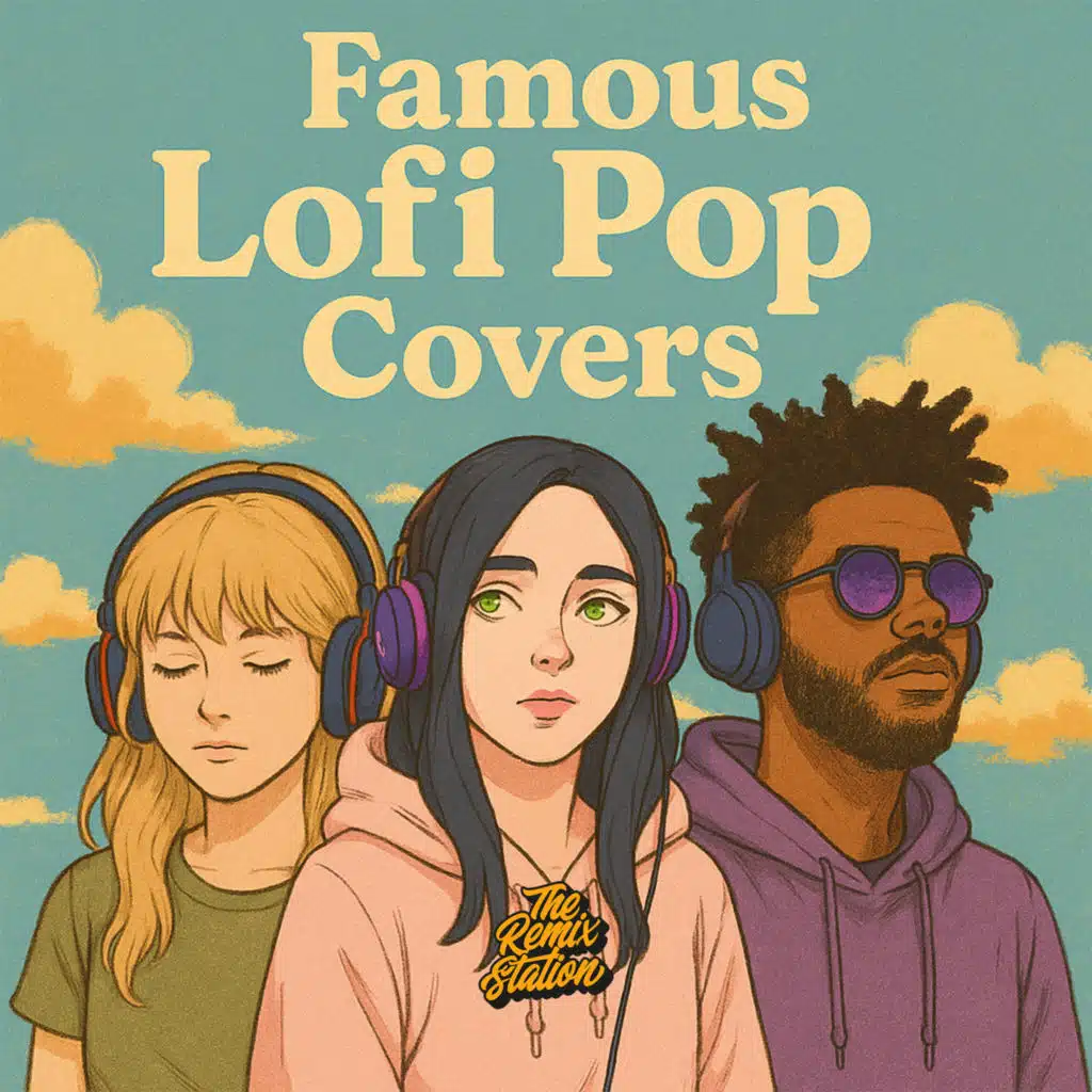 Famous pop songs but lofi covers