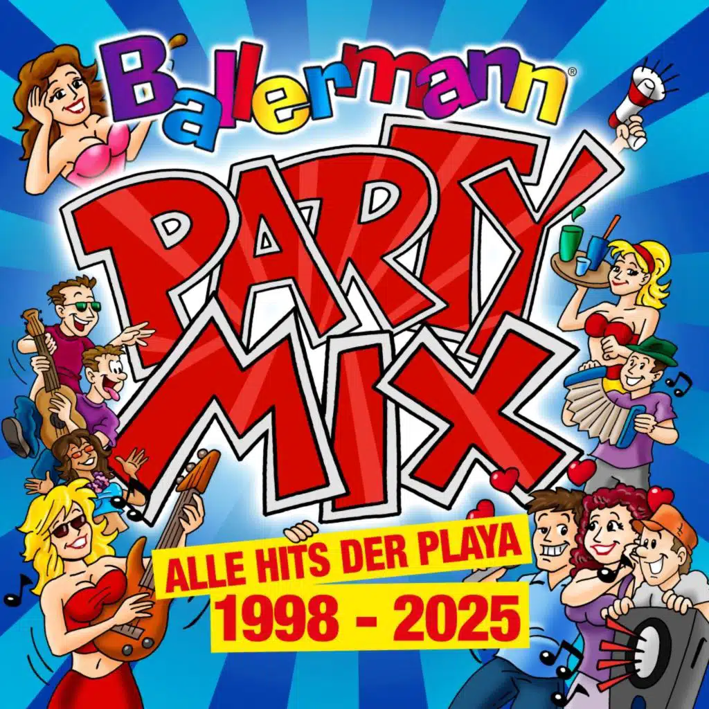 Ballermann Party Mix - Alle Hits der Playa 1998 - 2025