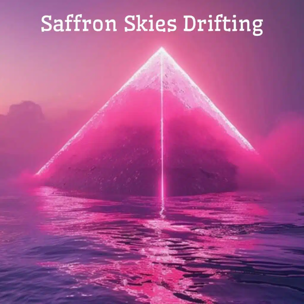 Saffron Skies Drifting