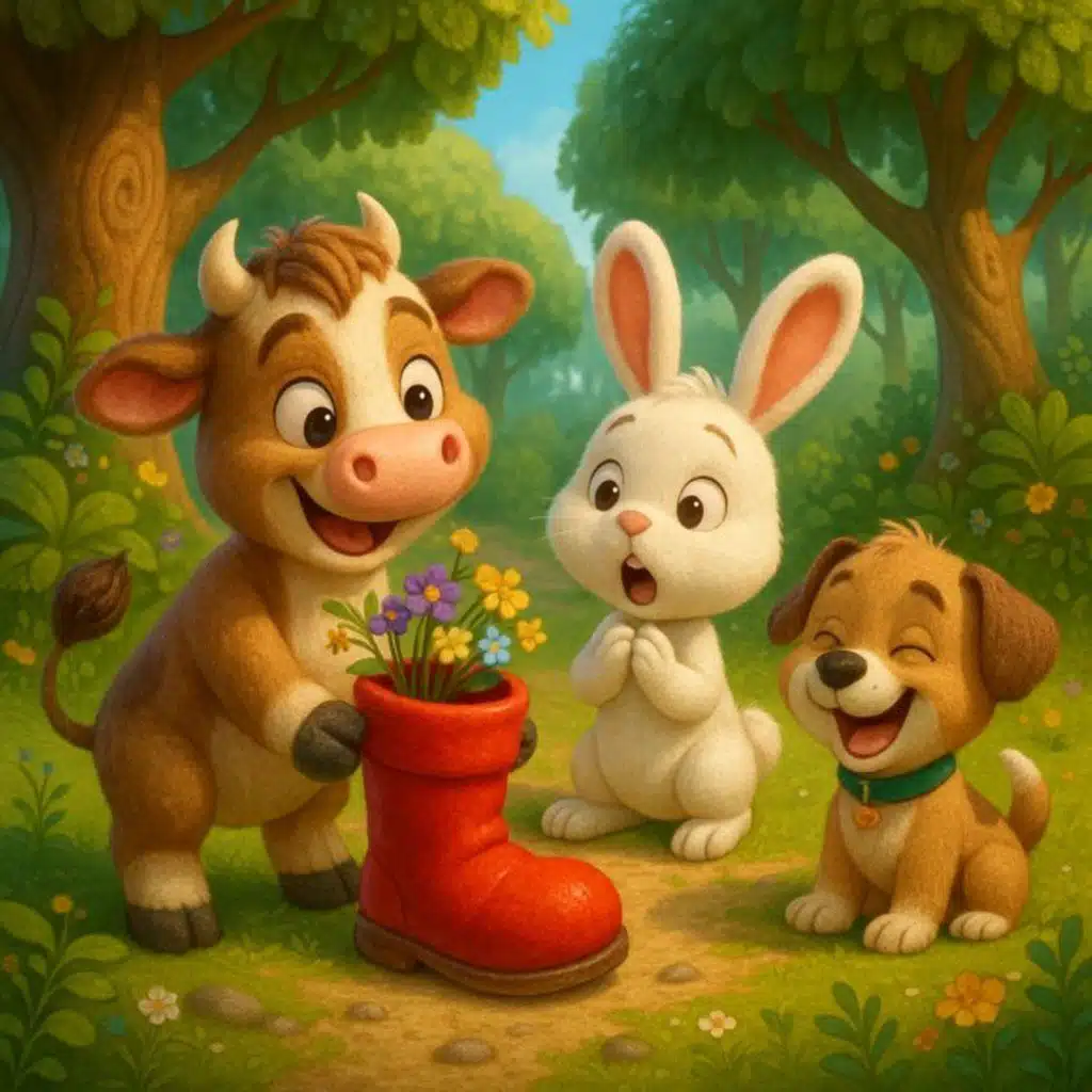 قصص روضة الأطفال: لمن هذا الشيء الأحمر؟