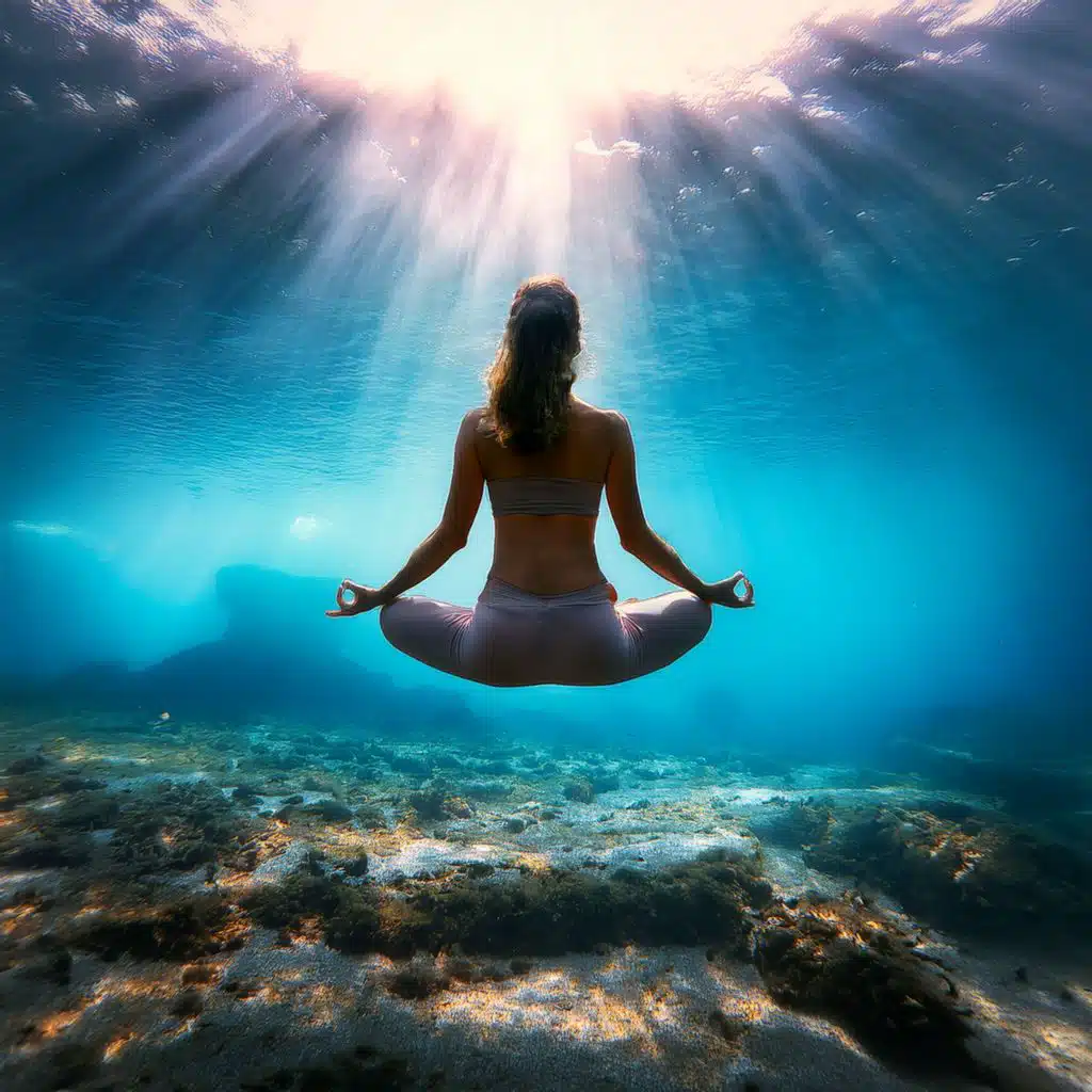 Flowing Currents Of Meditation, Tranquility, And Mindful Presence