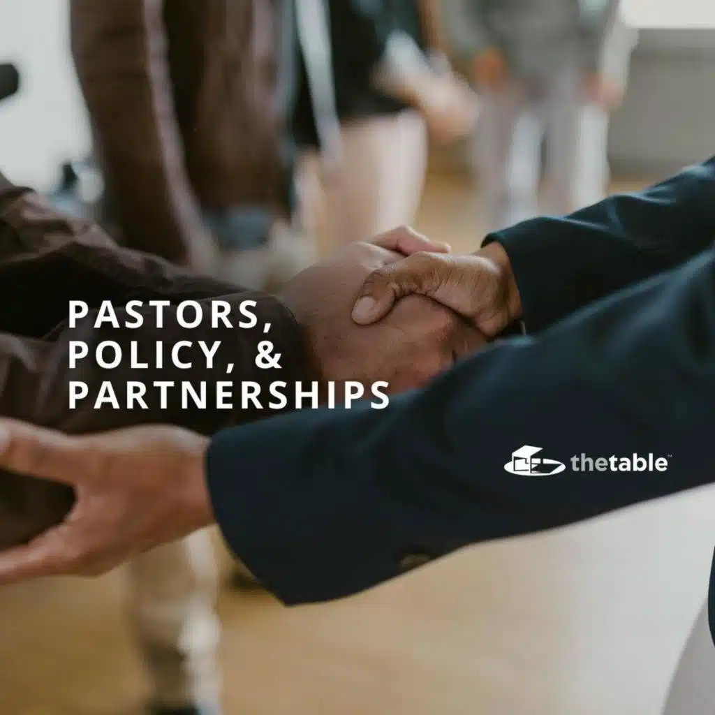 Pastors, Policy, and Partnerships