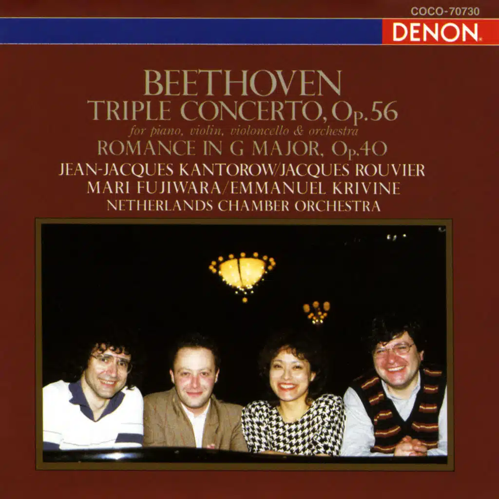 Beethoven: Triple Concerto, Op. 56 for Piano, Violin, Violoncello & Orchestra