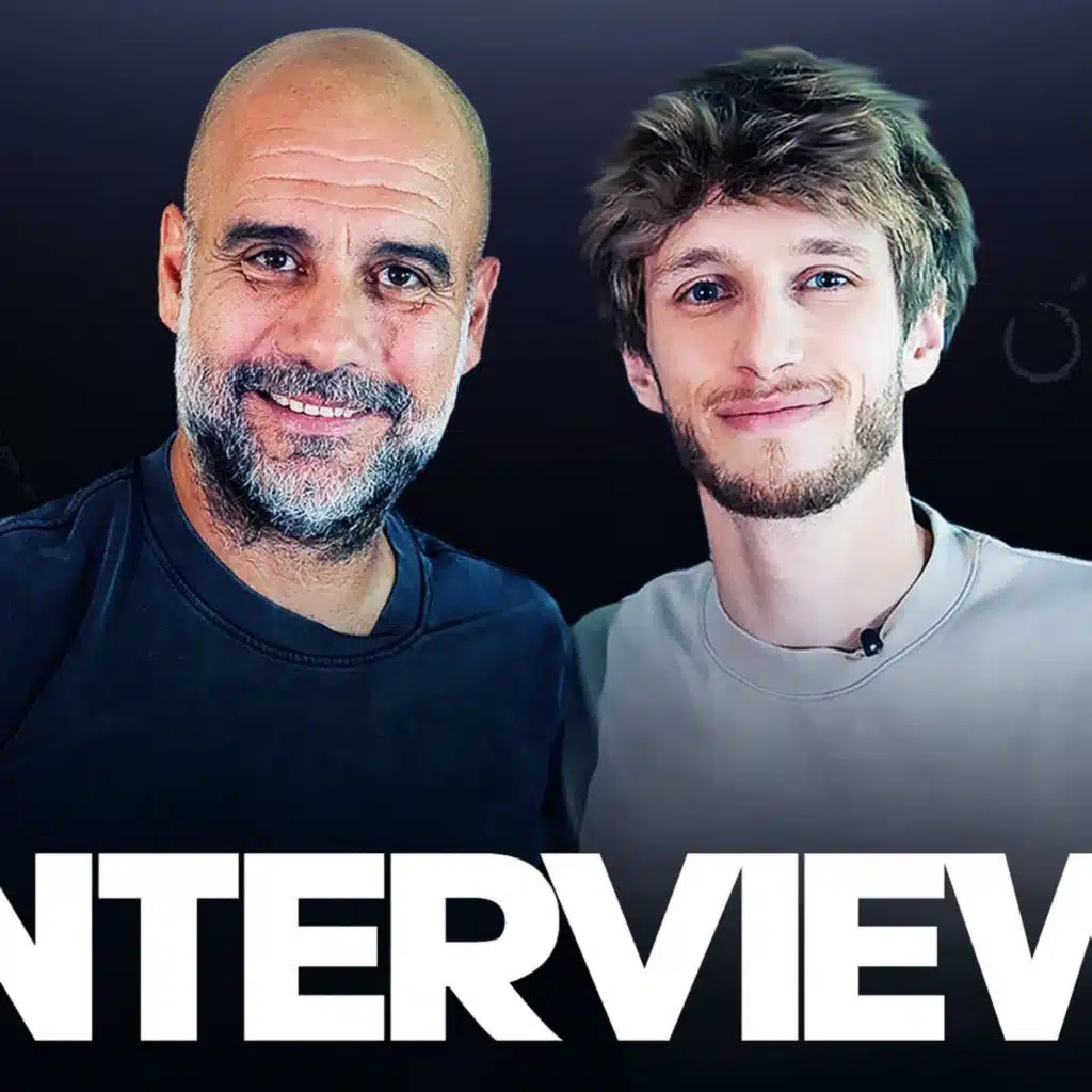 J'ai interviewé Pep Guardiola.