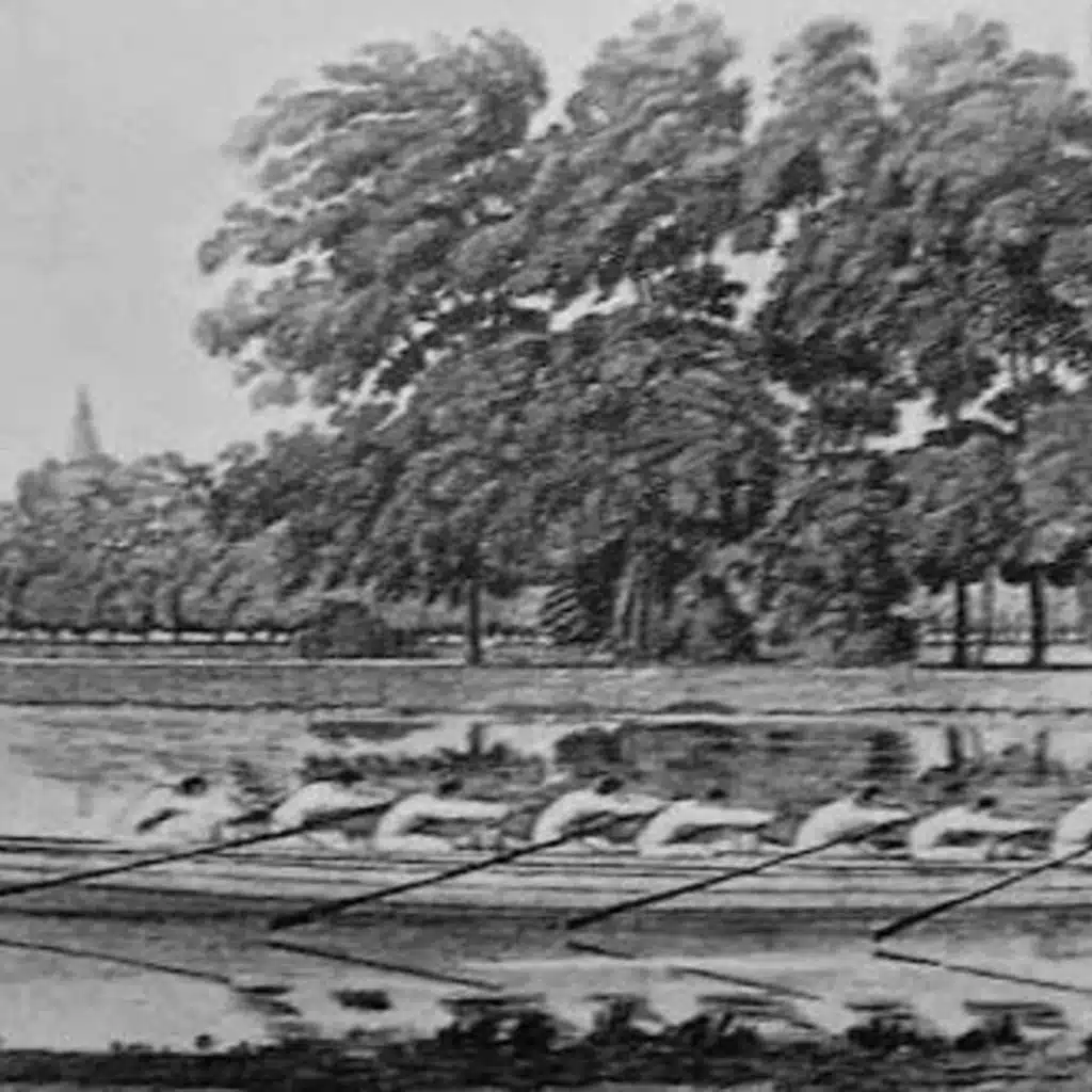 The Very First 'Boat Race'
