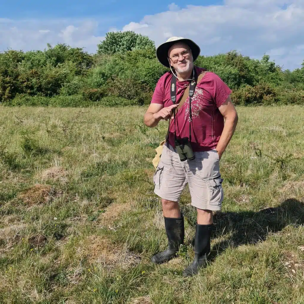 302. Roaming a magnificent unspoilt downland - and recording a very surprising bird