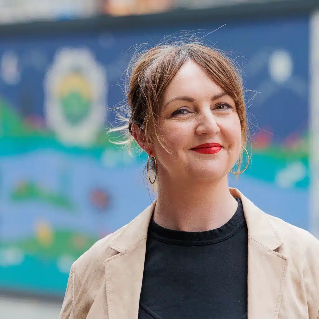 With Mary-Ellen McTague