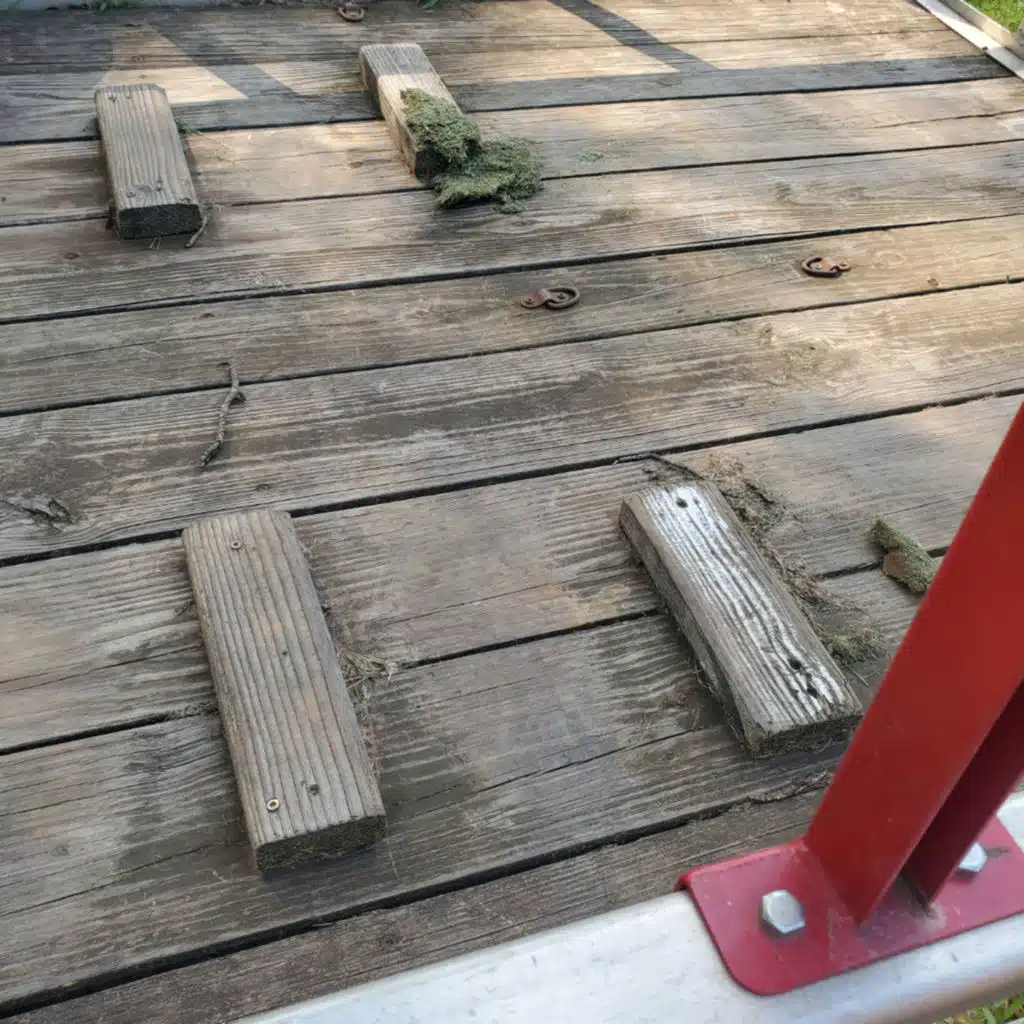 how do you keep your mowers from moving? 