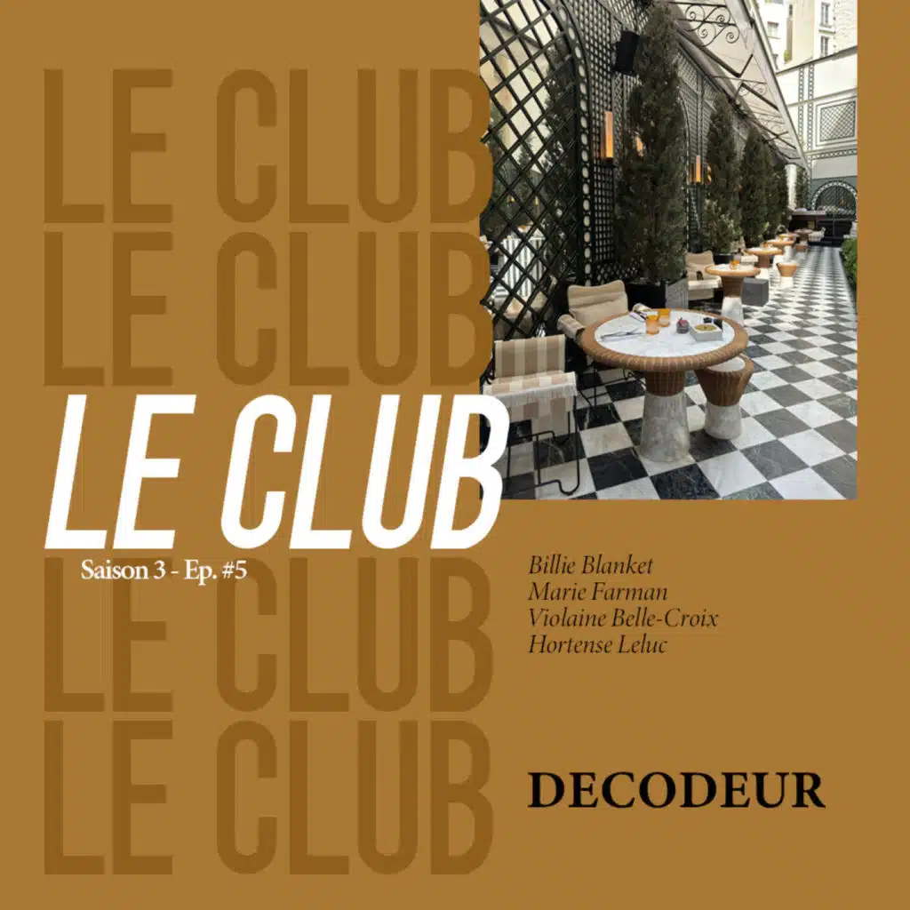 Bien chiner, jardin design, pique nique is sexy : LE CLUB, 1 émission, 3 chroniques