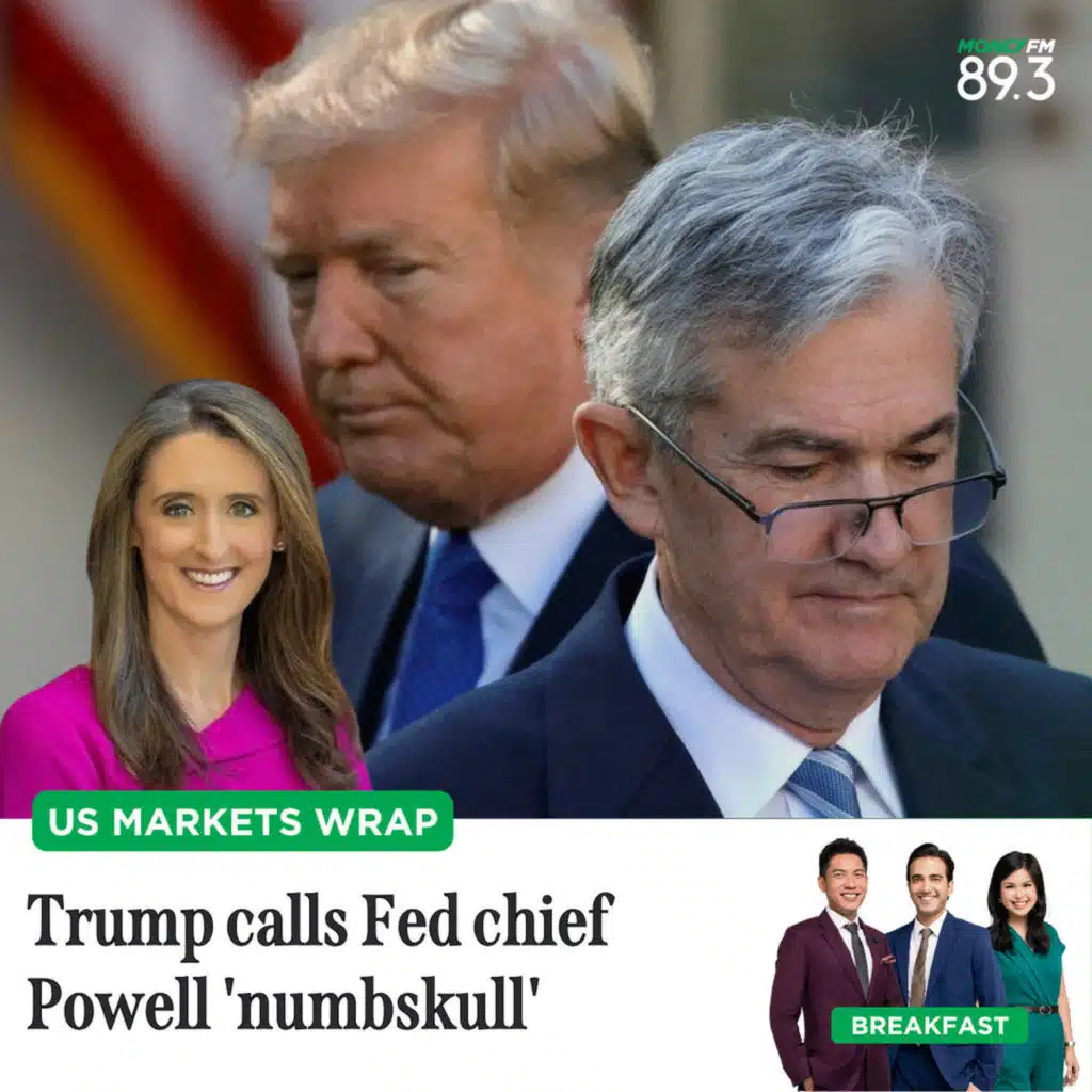 US Markets Wrap: Trump calls Fed chief Powell 'numbskull'