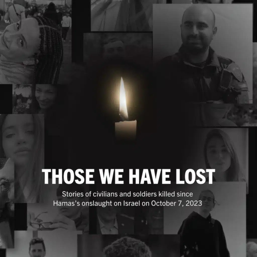 What Matters Now to The Times of Israel: That all Oct. 7 fallen are remembered