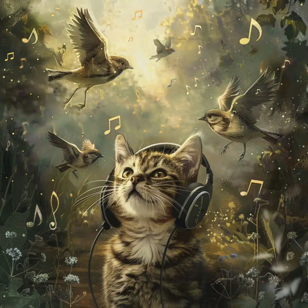 Binaural Birds for Cats: Feline Serenity Sounds - 92 88 Hz
