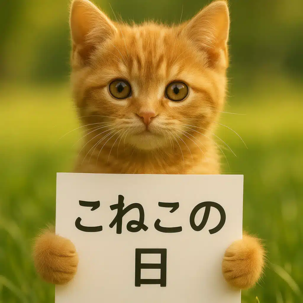 子どもの日は子ねこの日になりました