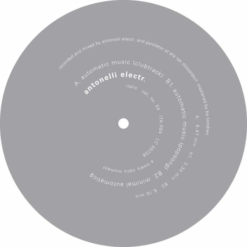 Automatic Music (Minimal Mix)