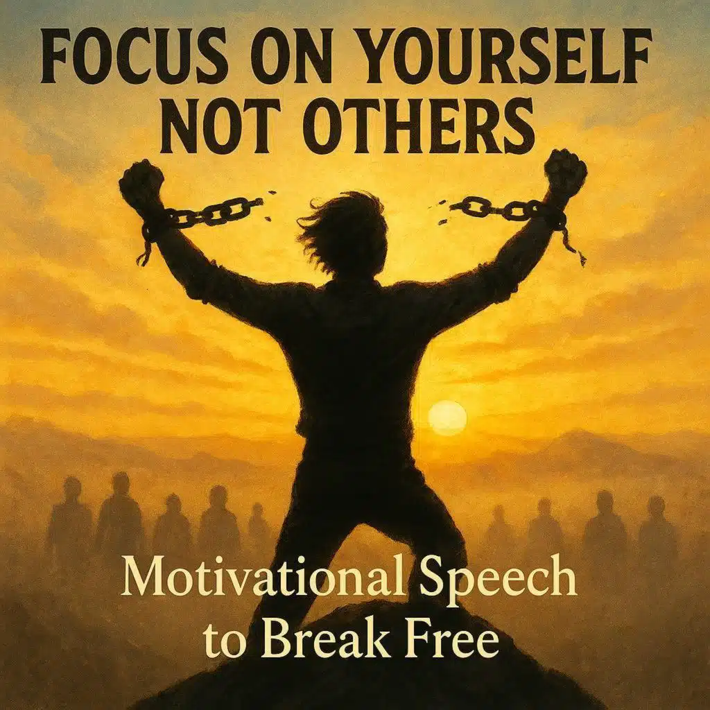 FOCUS ON YOURSELF NOT OTHERS – Motivational Speech to Break Free