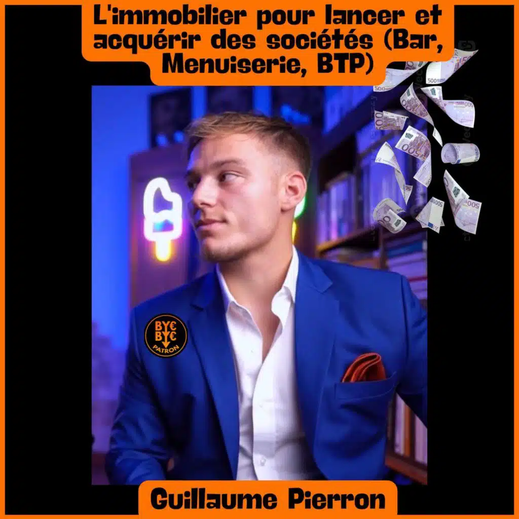 L'immobilier pour lancer et acquérir des sociétés (Bar, Menuiserie, BTP)