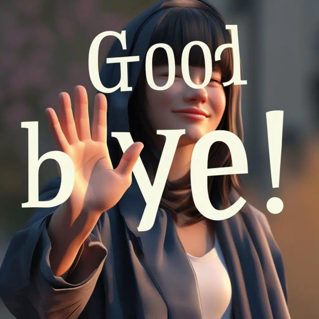 Saying Goodbye the Natural Way