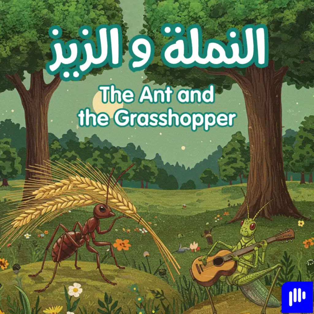 النملة والزيز | The Ant and the Grasshopper | Kids Stories in Arabic
