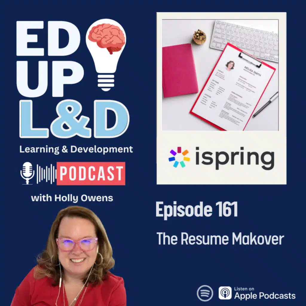 161: The Résumé That Gets You Hired in L&D
