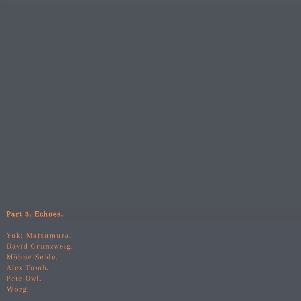 [Part 3. Echoes]