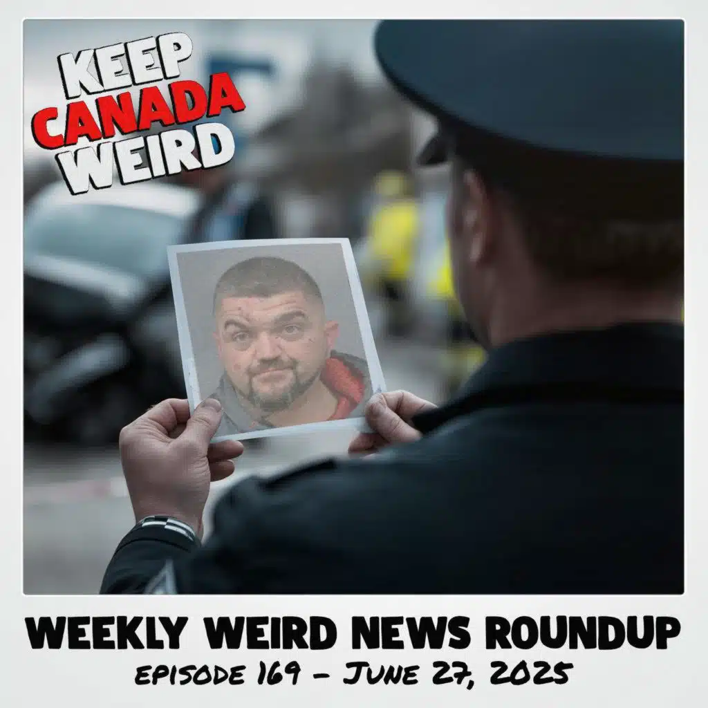 KEEP CANADA WEIRD - 169 - 2025/06/27 -  the disobedient driver, excavator vs bank, robbing the dead, mall managers