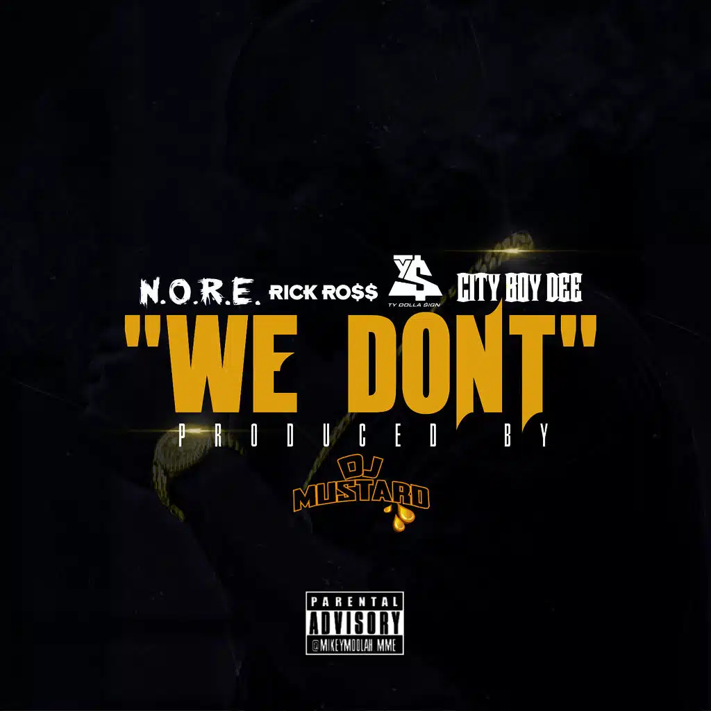 We Don't (feat. Rick Ross, Ty Dolla $ign, & City Boy Dee)
